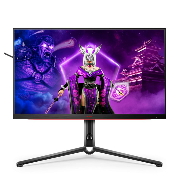 AOC AGON AG324UX компютърен монитор 80 см (31.5") 3840 x 2160 пиксела 4K Ultra HD LED Черен, Червен