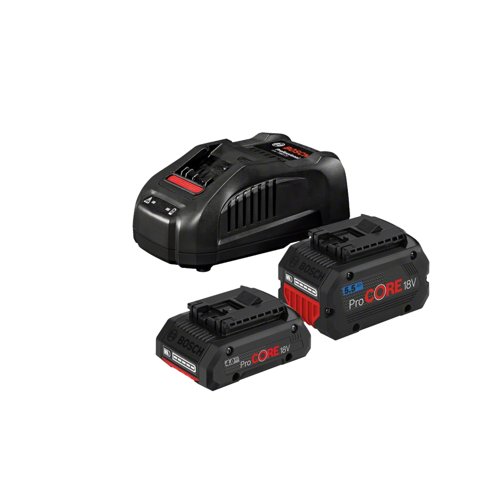 Bosch 1600A0214A ProCORE 18V Akkumulátor 4000mAh + 18V Akkumulátor 5500mAh + GAL 1880 CV töltő (1600A0214A)