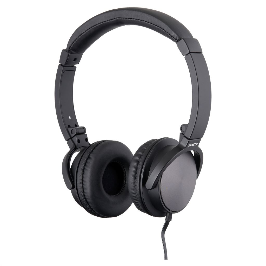 Sencor SEP 433 BLACK mikrofonos fejhallgató fekete (SEP 433 BLACK)
