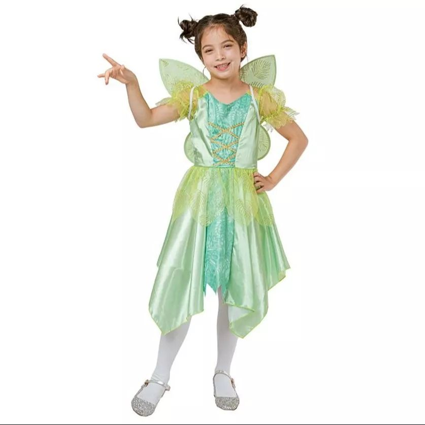 Godan Zöld tündér jelmez lányoknak - 120-130 cm (WR12)