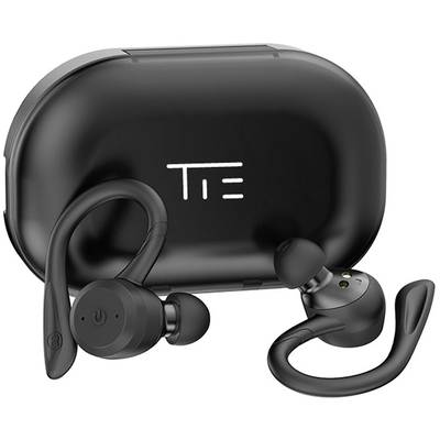 Tie Studio TBE1018 Sport In Ear fejhallgató Bluetooth® Fekete Vízálló, Fülkengyel (19-90052) (19-90052)