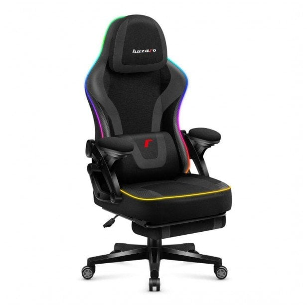 Huzaro Force 4.6 RGB Smart Gaming Szék Fekete (HZ-FORCE 4.6 RGB BLACK MESH)