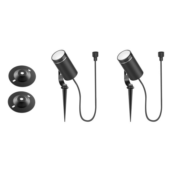 Deltaco Smart Home színes okos kerti lámpa szett fekete (SH-GLK01) (SH-GLK01)