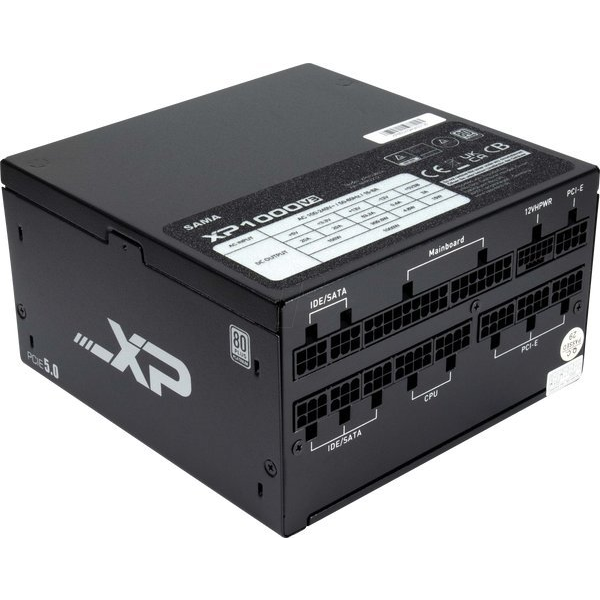 Inter-Tech SAMA XPH-1000A Tápegység / tápellátás 1000 W ATX 80PLUS® Platinum