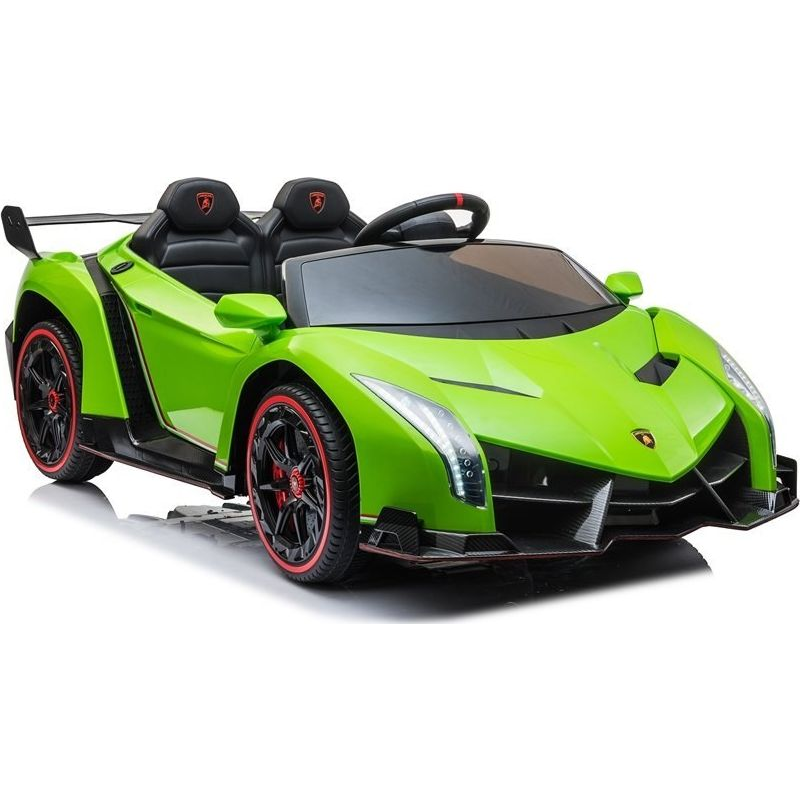 Lean Cars Elektromos Lamborghini Veneno Zöld Autó (7304)