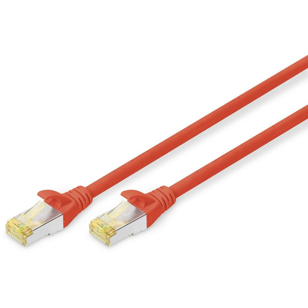 DIGITUS patch kabel Cat6A, S/FTP (PiMF), LSOH - 7 m, červený DK-1644-A-070