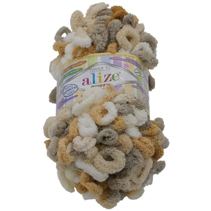 Puffy color 100 g - 5926 bézs, fehér (7116)