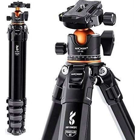 Statyw Kf Profesjonalny Statyw Do Aparatu / Kamery - Głowica 3d 15kg / K&f Kf09.105