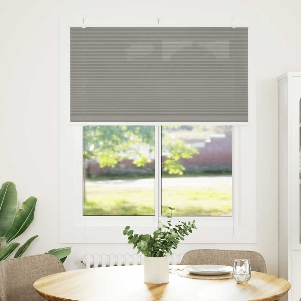 pliszírozott redőny antracit 105x150 cm szövetszélesség 104,4cm (4015093)