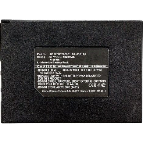 Bateria CipherLab 8300, battery,  3.7V, 1800mAh