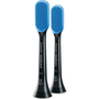Philips Sonicare TongueCare+ HX8072/11 глава на четка за зъби 2 броя Черен, Син