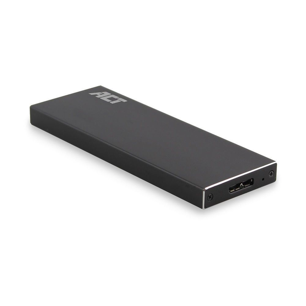ACT AC1600 външна кутия за хард-диск Кутия за SSD диск Черен M.2