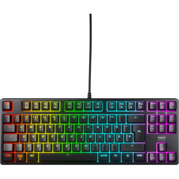 CHERRY K4V2 TKL clavier Jouer USB QWERTZ Allemand Noir