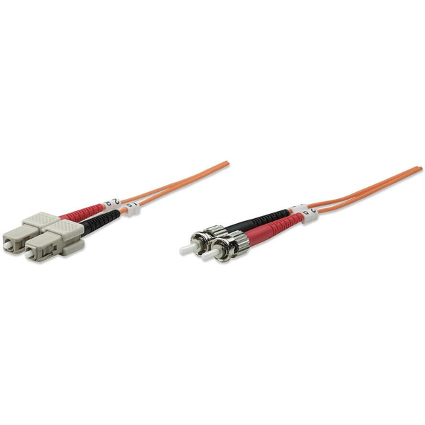 Intellinet 2.0m ST-SC M/M InfiniBand og fiberoptisk kabel 2 m Orange