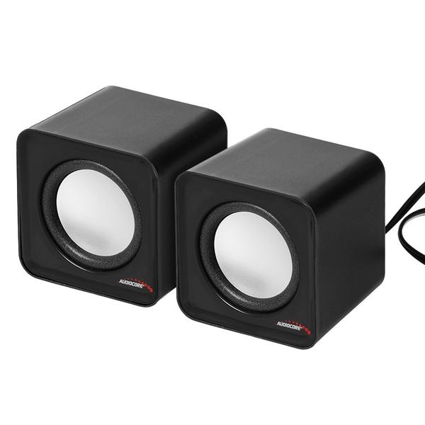 AudioCore AC870B 2.0 hangfal - Fekete