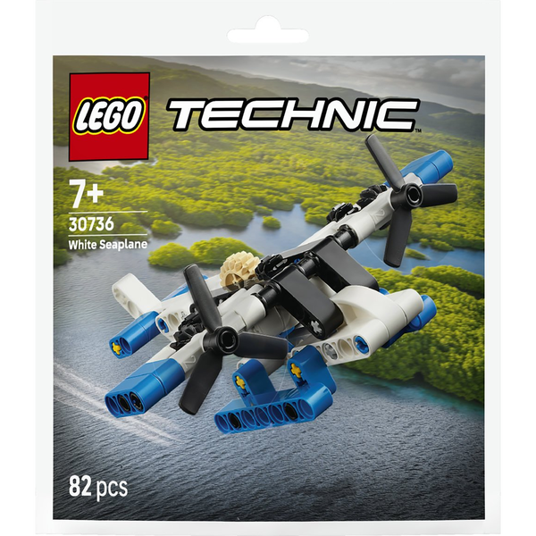 LEGO Technic Bílý hydroplán 30736 + sáček