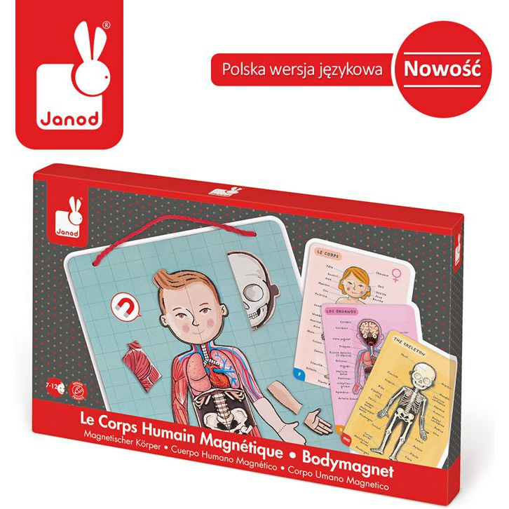 Janod 05491 Emberi test-mágneses kirakó (J05491)