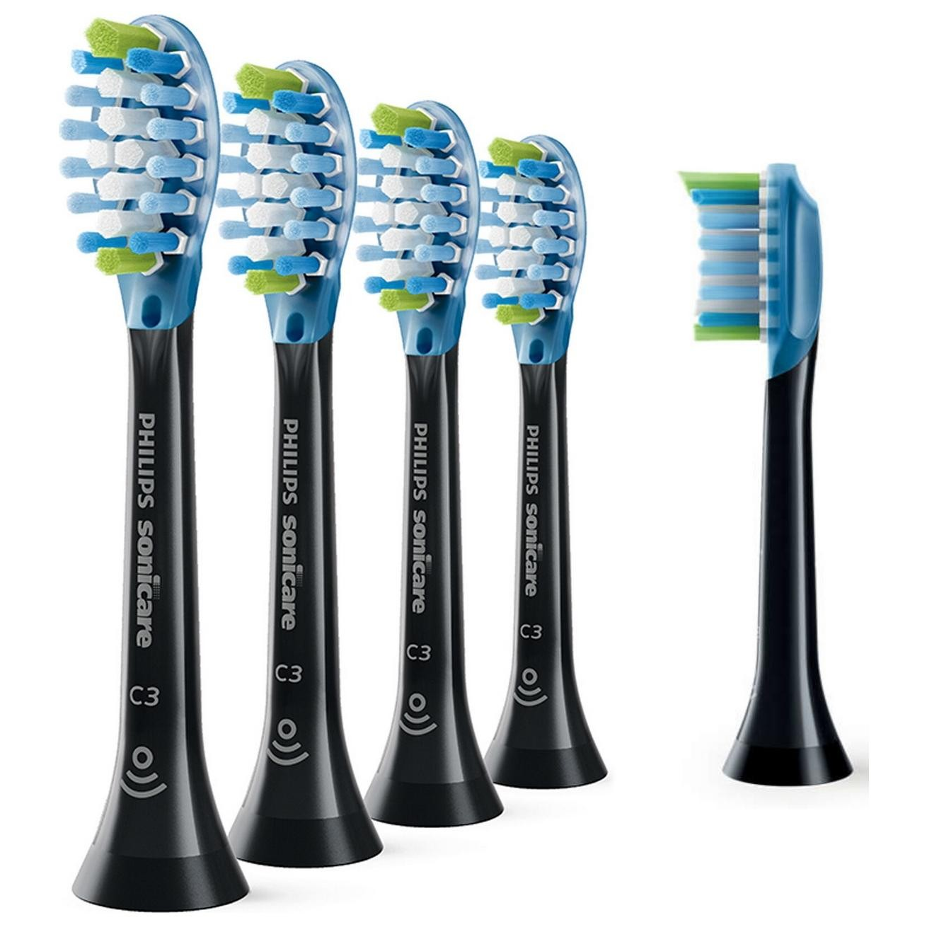 Philips HX9045/33 fogkefe fej 5 db Fekete (HX9045/33)