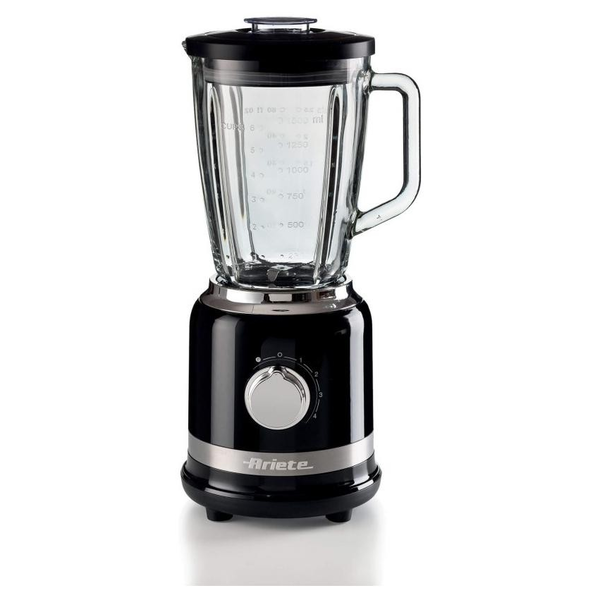 Ariete Moderna Line 0585/02 1,5 l Blender voor op aanrecht 1000 W Zwart, Roestvrijstaal