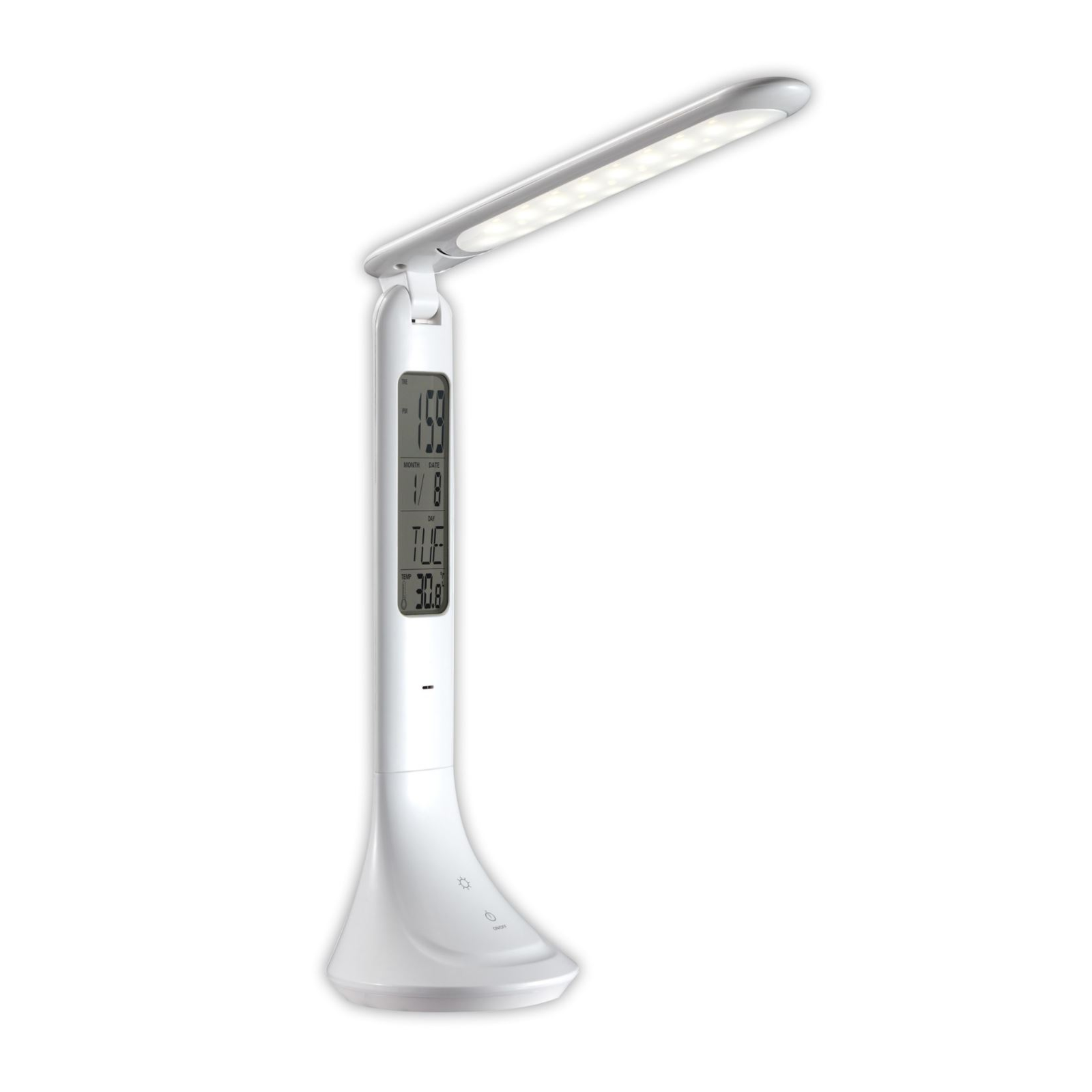 Avide LED asztali lámpa naptárral fehér 5W (ABLDL-CALENDAR-5W) (ABLDL-CALENDAR-5W)