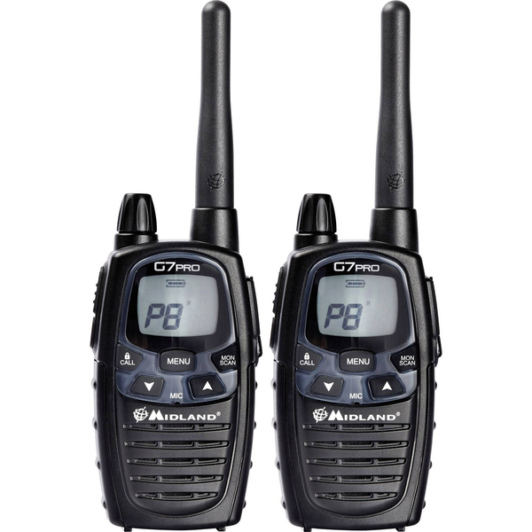 Pack 2 Unidades  Walkie Talkies G7e Pro Midland Pmr446