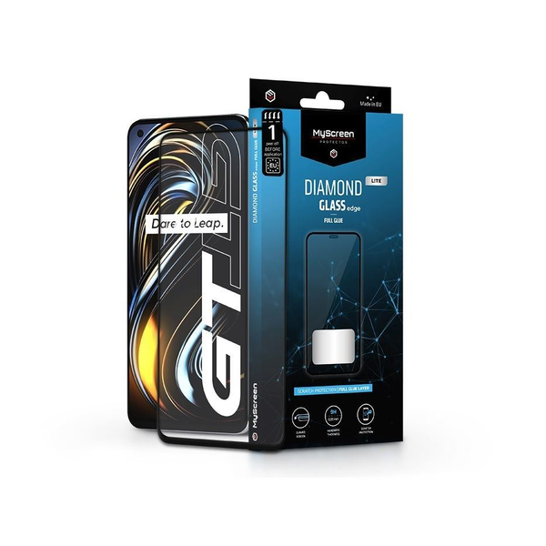 Скрийн протектор от закалено стъкло Realme GT 5G/GT Neo/GT ME - MyScreen Protector Diamond Glass Lite Edge2.5D Full Glue - черен