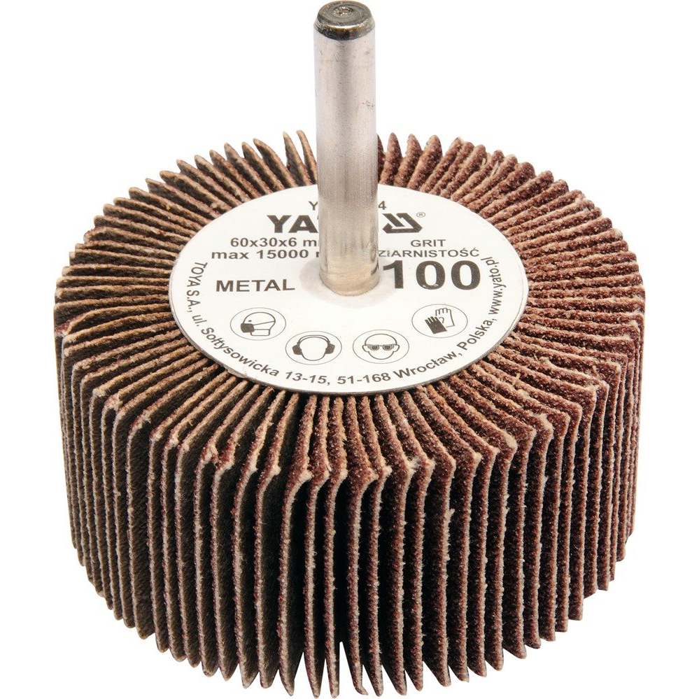 Yato lamellás korong 60x30 P-120, 6 mm (5906083833656)