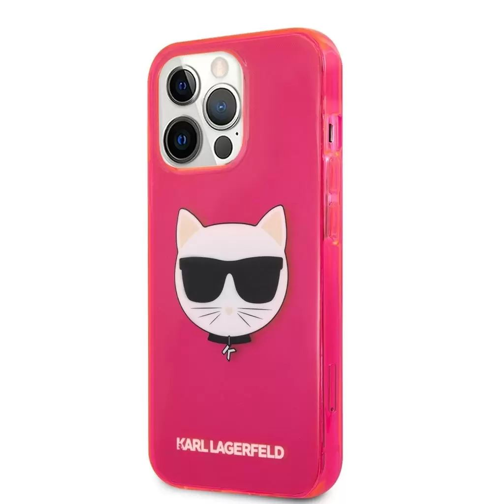Karl Lagerfeld Apple Iphone 13 Pro Choupette pink tok (KLHCP13LCHTRP) (KLHCP13LCHTRP)