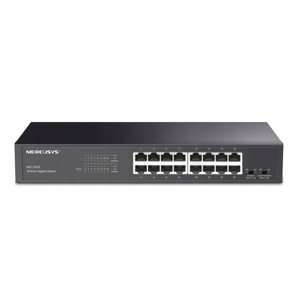 Mercusys MS116GS Fémházas 16-port Gigabit Switch