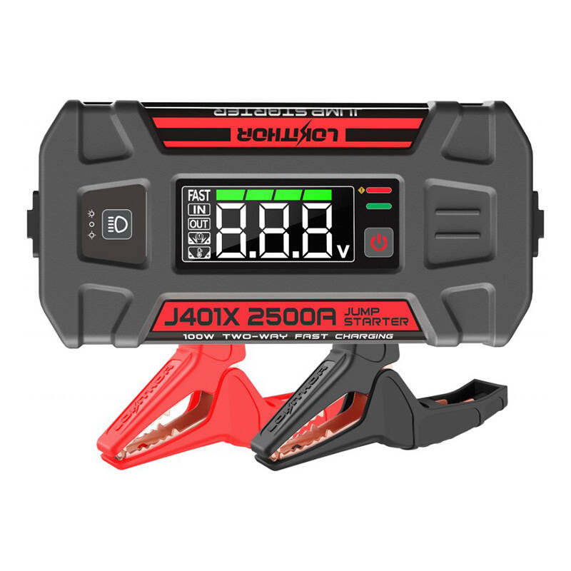 Lokithor J401X Jump Starter Autós indító 2500A - 74Wh - Fekete (J401X)