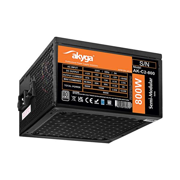 Akyga 800W AK-C2-800 80+ Tápegység