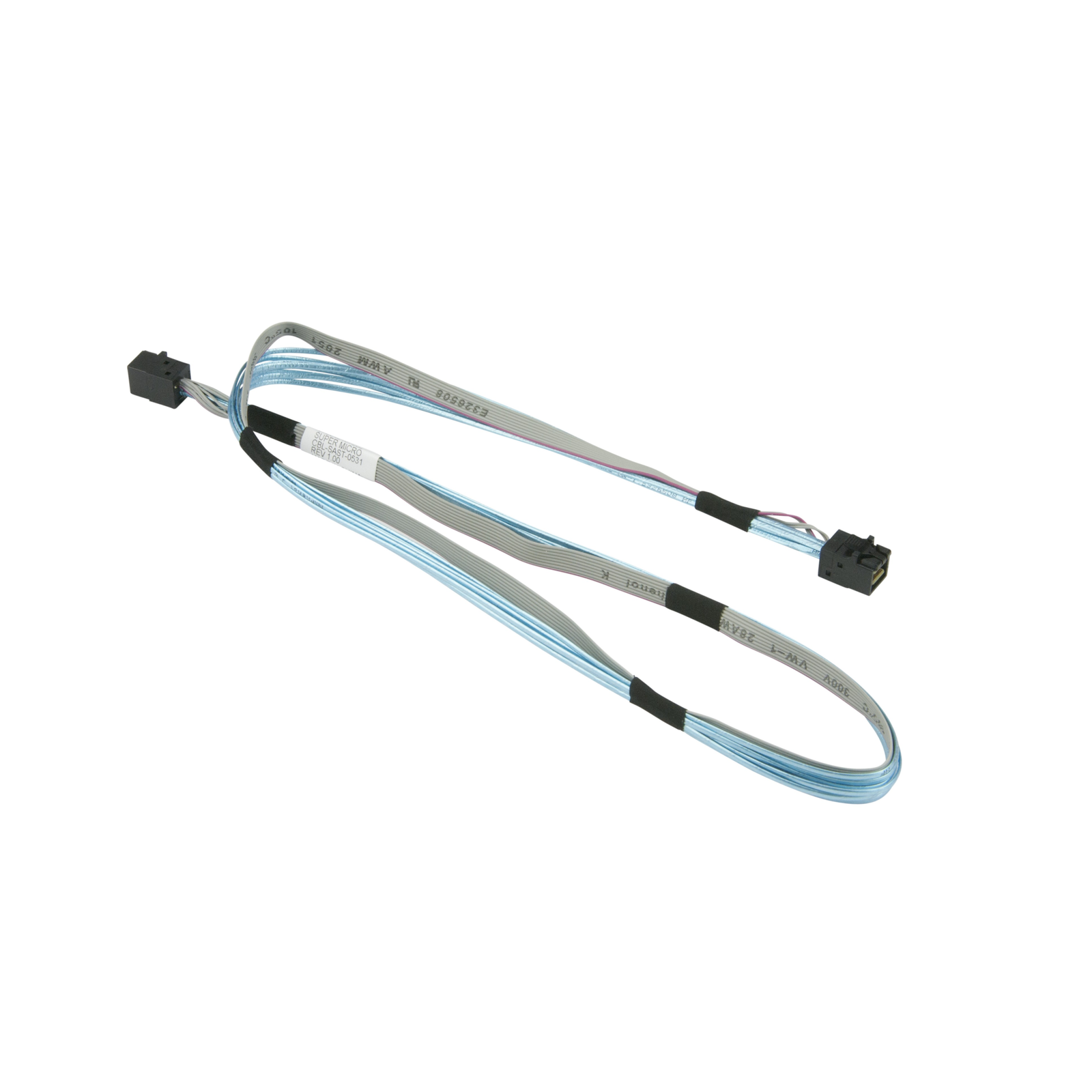 Supermicro CBL-SAST-0531 kábel 0.8m (MiniSAS apa - MiniSAS apa) (CBL-SAST-0531)