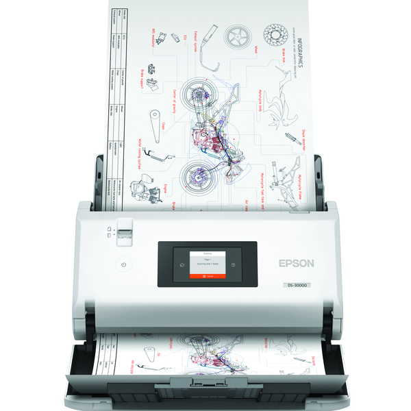 Epson WorkForce DS-30000 ‎ Paginascanner 600 x 600 DPI A3 Wit
