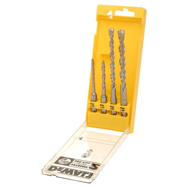 DEWALT EXTREME2 Kőzetfúró készlet 4 részes SDS-Plus (5,5 -10 mm)