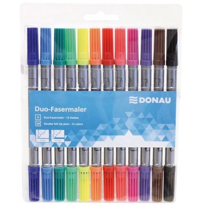 DONAU Duo 12 színből álló készlet (5120100-99)