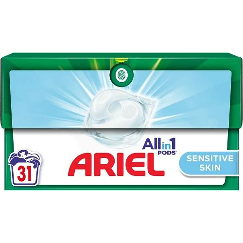 Течни капсули за пране Ariel All-in-1 PODS, за 31 пранета