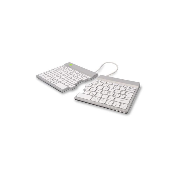 R-Go Tools RGOSBUSWLWH tastatur Kontor Bluetooth QWERTY Nordisk Hvid