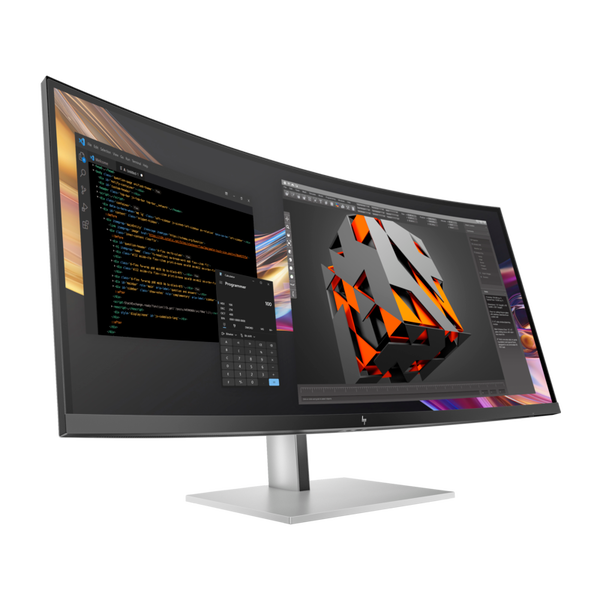 HP 37.5" 8K167E9 Series 7 Pro 21:9 WQHD+ IPS LED Ívelt Monitor - Fekete / Ezüst