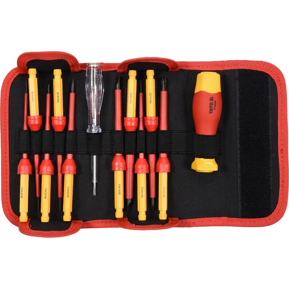 YATO VDE Szigetelt csavarhúzó szett, 12 db (5906083002670)