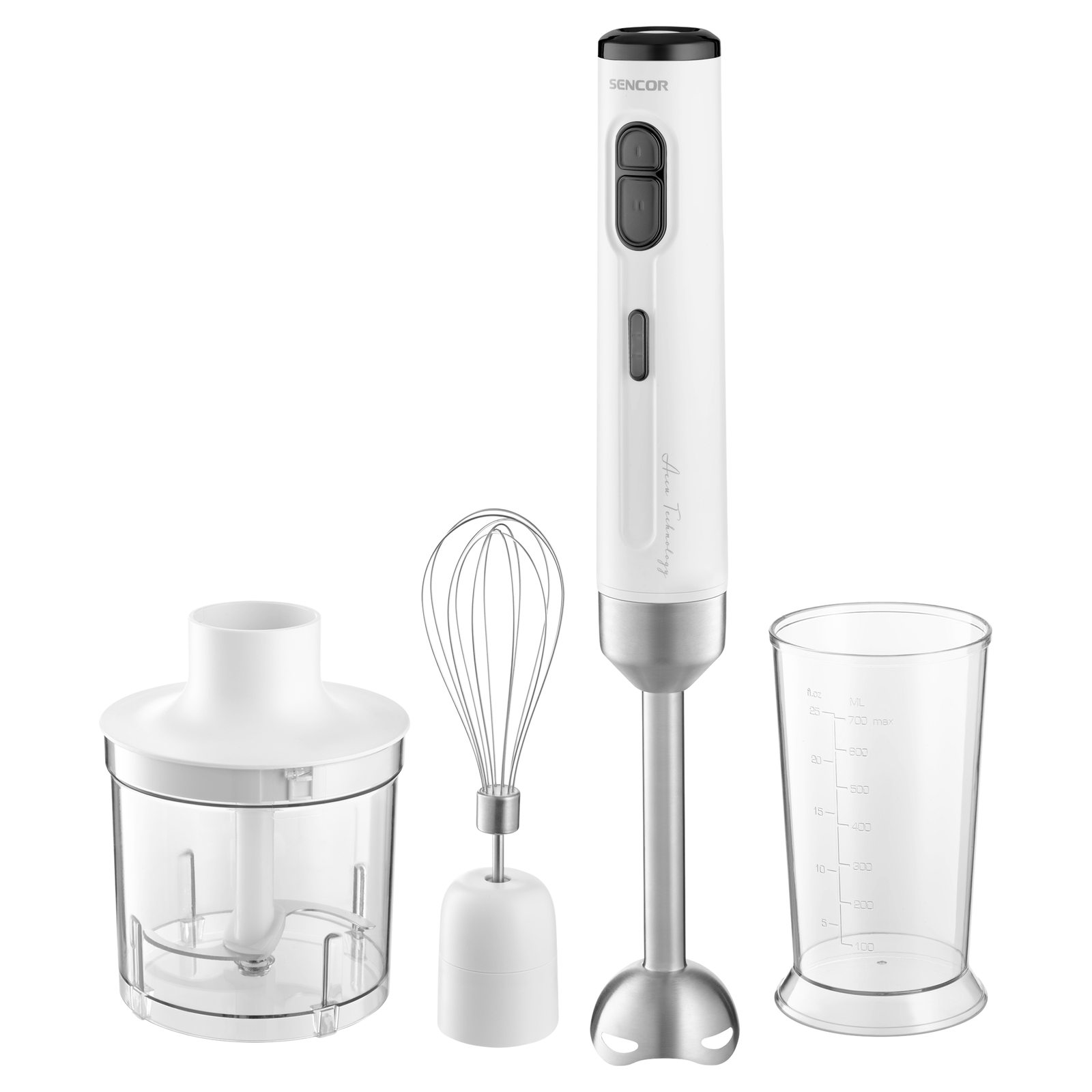 Tyčový mixér Sencor SHB 9001GY 200 W biely (SHB 9001GY)