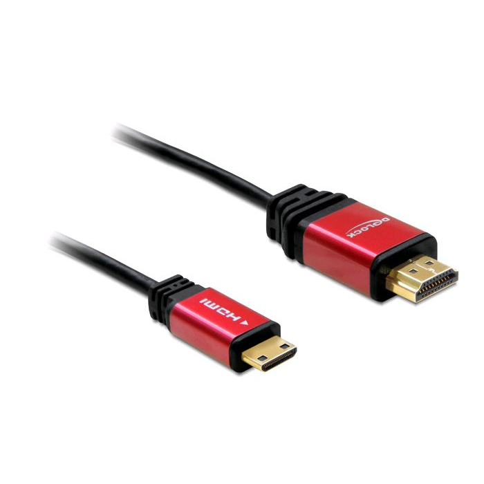 DeLock 84338 A/C High Speed HDMI kábel 5m apa - apa (84338)
