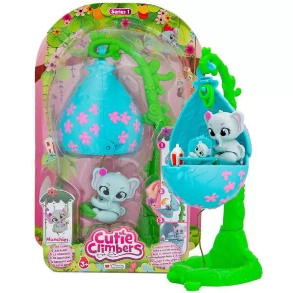 IMC Toys Cutie Climbers Cuki indázók: Nasifalók játékszett, 1. széria - Elefánt (220641/909076) (909076)