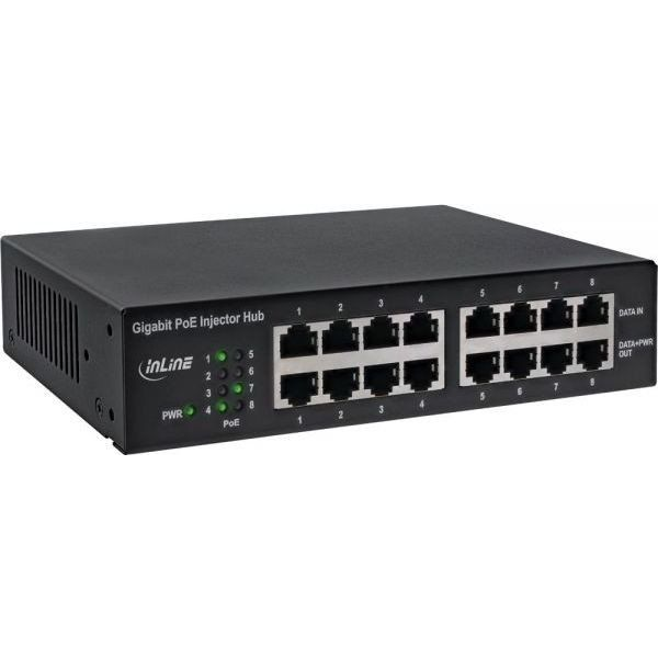 InLine 32308H PoE adapter Gigabit Ethernet 56 V (32308H)