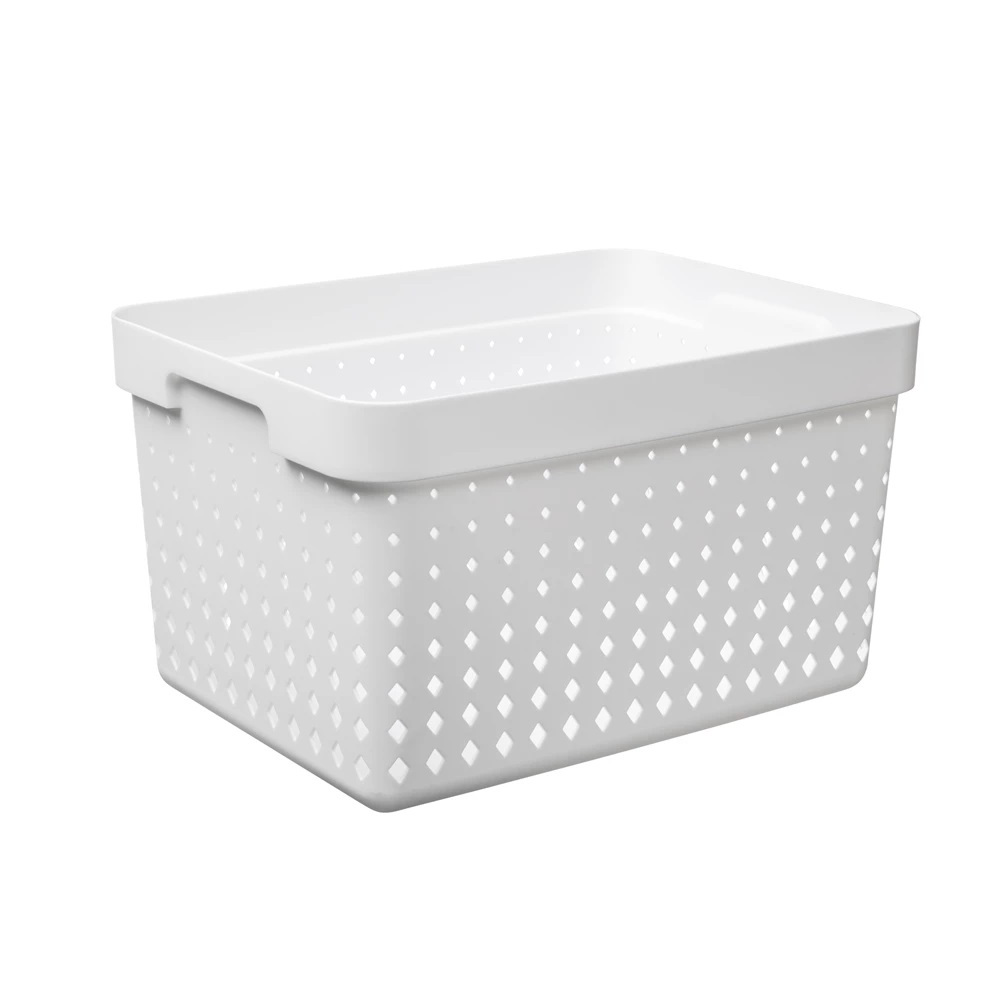 Iris Seoul Műanyag Tárolókosár 17,6L - Fehér (60250812)