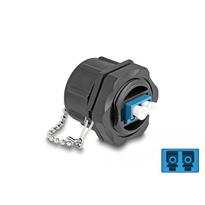 Delock optikai szálas beépített csatlakozó LC Duplex - LC Duplex (87886) (del87886)