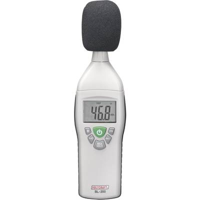 Decibel mérő, zajszintmérő 31.5 - 8 kHz 30 - 130 dB A/C VOLTCRAFT SL-200 (SL-200)