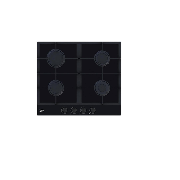 Beko HILG 642C5 SB Zwart Ingebouwd 60 cm Gaskookplaat 4 zone(s)