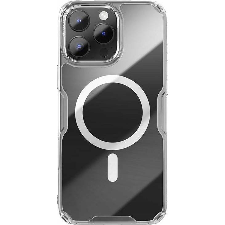 Nillkin Nature TPU Pro Apple iPhone 16 Pro Max mágneses hátlap tok, átlátszó (NLK1584)