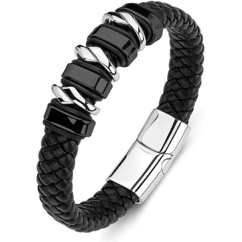 Predator Q1 bőr karkötő - A10246 - 21 cm (15117)