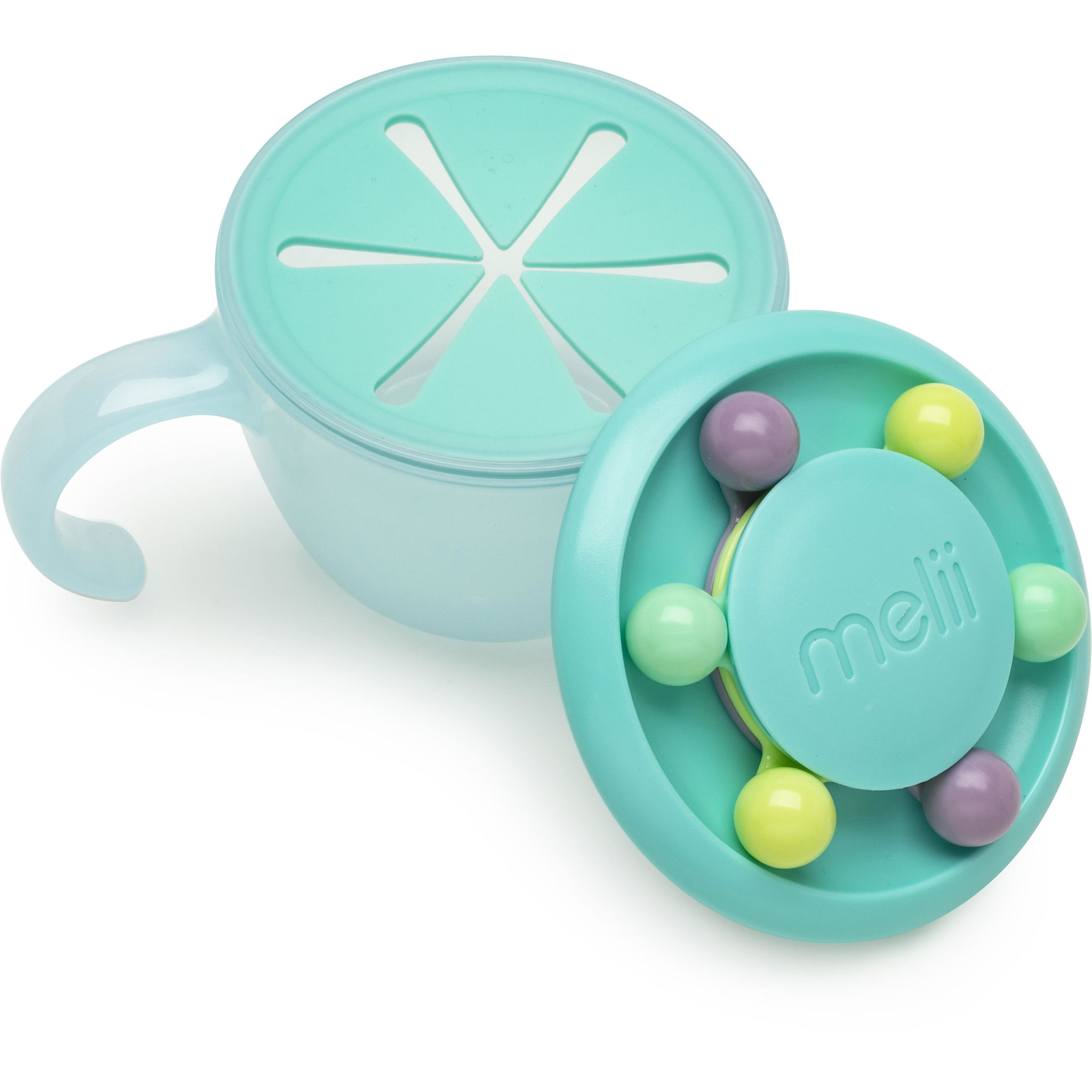 Melii uzsonnás tál számlálóval, kék (790693116002)